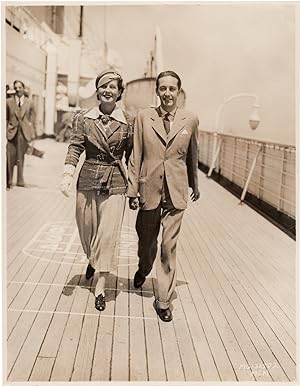 Original photograph of Norma Shearer and Irving Thalberg, circa 1930