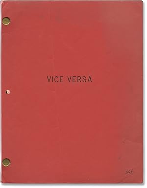 Bild des Verkufers fr Vice Versa (Original screenplay for the 1988 film) zum Verkauf von Royal Books, Inc., ABAA