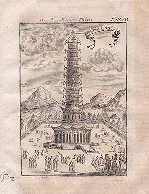 Seller image for "Tour de Porcelaine" - Porcelain Tower Nanjing / China for sale by Antiquariat Steffen V�lkel GmbH