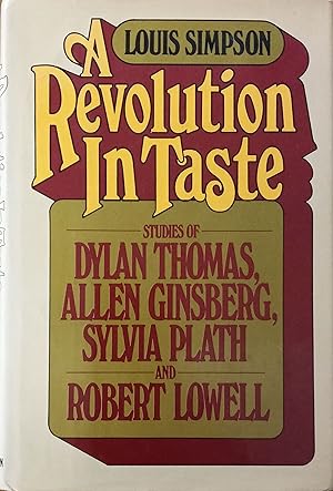 Seller image for A Revolution in Taste for sale by The Book House, Inc.  - St. Louis