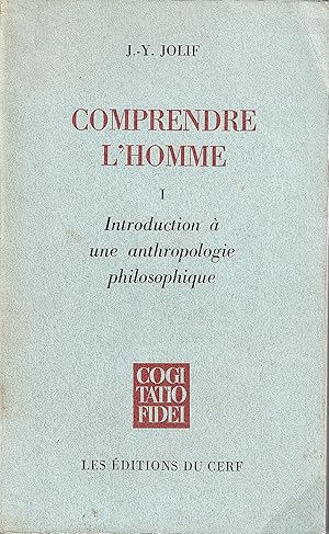 Imagen del vendedor de Comprendre l'homme I : Introduction  une anthropologie philosophique a la venta por deric