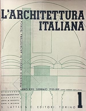 LArchitettura Italiana. Annata completa 1935