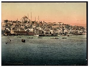 Türkiye, Konstantinopolis, Köprüden Sulgmaniet'e bak??