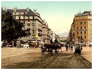 Schweiz, Genève, Rue du Montblanc