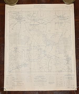 Ordnance Survey MAP Sheet SY 79 SE DORSET Scale 1:10560 inches to 1 mile. Shows areas of PUDDLETO...