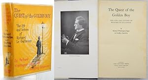 Bild des Verkufers fr THE QUEST OF THE GOLDEN BOY. The Life and Letters of Richard Le Gallienne. zum Verkauf von Francis Edwards ABA ILAB