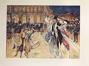 Seller image for The Spirit of Paris [Presentation Copy] With twenty full-page illustrations in colour by Gustave Fraipont, Lucien Gautier, Raphael Kirchner, Maurice de Lambert, A Marcel-Clement, G Riom for sale by Harrison-Hiett Rare Books