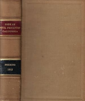 Seller image for The code of civil procedure of the State of California for sale by Biblioteca di Babele