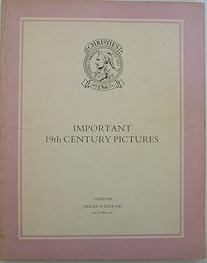 Important 19th Century Pictures the properties of The Most Hon. The Marquess of Bristol and others