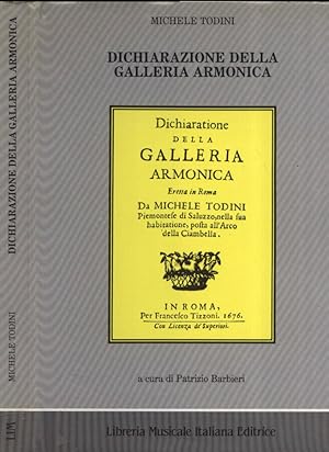 Immagine del venditore per Dichiarazione della galleria armonica venduto da Biblioteca di Babele