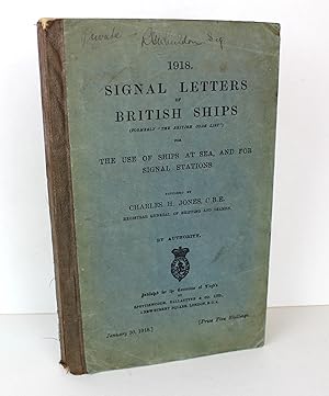 1918. Signal Letters of British Ships