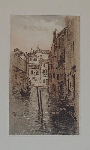 Canal scene, Venice