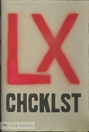 CHECKLIST OF THE FIRST SIXTY BOOKS PUBLISHED BY RUSSELL MARET.|A