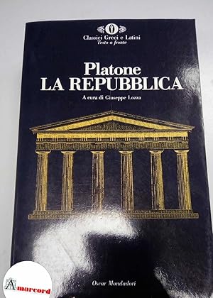 Seller image for Platone, La Repubblica, Mondadori, 1990. for sale by Amarcord libri