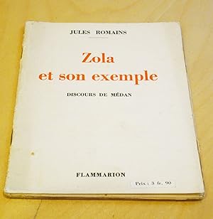 Zola et son exemple Discours de Médan
