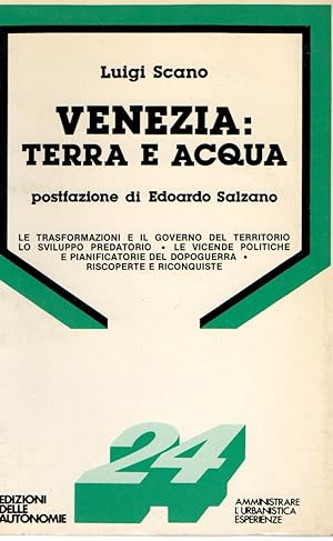 Seller image for Venezia: Terra e acqua for sale by Messinissa libri