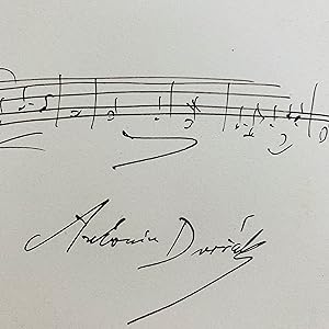 Image du vendeur pour Antonin Dvorak : manuscrit des premires mesures du 2e quintette pour piano et cordes mis en vente par Traces Ecrites