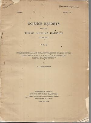 Stratigraphical and Palaeontological Studies of the Titibu System of the Kwanto-Mountainland Part...