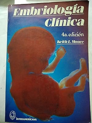 Seller image for Embriologia clinica 4ta edicion for sale by Libros nicos