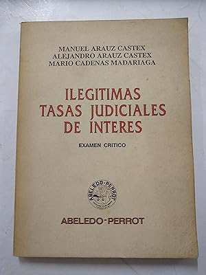 Imagen del vendedor de Ilegitimas tasas judiciales de interes a la venta por Libros nicos