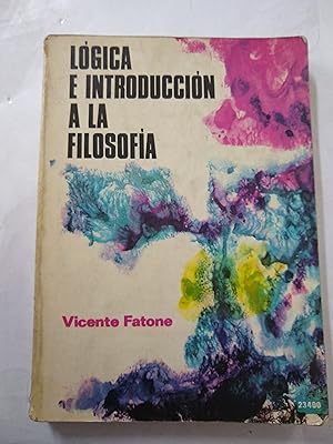 Seller image for Logica e introduccion a la filosofia for sale by Libros nicos