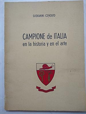 Imagen del vendedor de Campione de Italia a la venta por Libros nicos