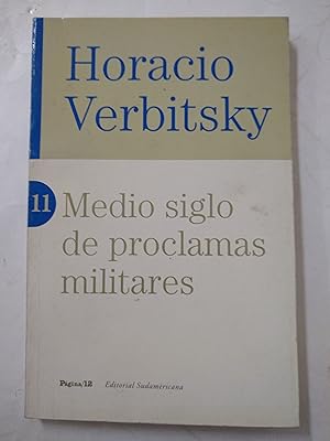 Seller image for Medio siglo de proclamas militares for sale by Libros nicos