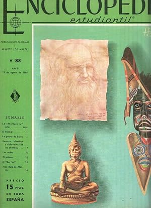 Imagen del vendedor de Enciclopedia Estudiantil numero 088 (1964): Juan Ruiz de Alarcon, El rey sol, El Misisipi, La guerra de Troya a la venta por El Boletin