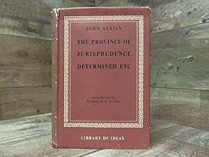 Immagine del venditore per Province of Jurisprudence Determined, and The Uses of the Study of Jurisprudence venduto da Archives Books inc.