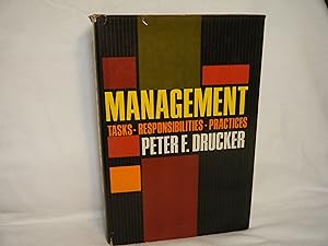 Immagine del venditore per Management Tasks Responsibilities Practices venduto da curtis paul books, inc.