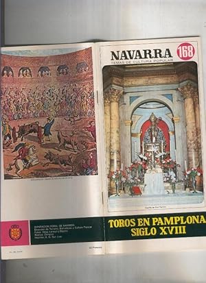 Seller image for Navarra temas de cultura popular numero 168: Toros en Pamplona, siglo XVIII for sale by El Boletin