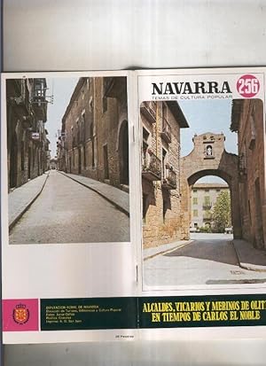 Image du vendeur pour Navarra temas de cultura popular numero 256: Alcaldes, Vicacios y Merinos de Olite mis en vente par El Boletin