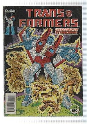 Imagen del vendedor de Comic, Forum: Transformers num 47 - Estrella Oscura parte 2. La victoria de Starscream a la venta por El Boletin