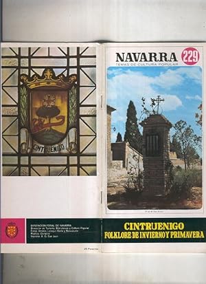 Bild des Verkufers fr Navarra temas de cultura popular numero 229: Cintruenigo, folklore de invierno y primavera zum Verkauf von El Boletin