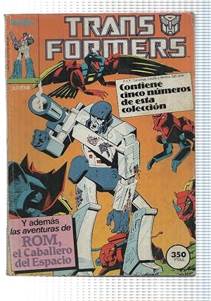 Imagen del vendedor de Comic retapado: Transformers (num 22 al 26). Ademas las aventuras de Rom, el Caballero del Espacio a la venta por El Boletin