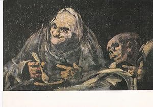 Imagen del vendedor de POSTAL B8646: GOYA: DOS VIEJOS COMIENDO a la venta por EL BOLETIN