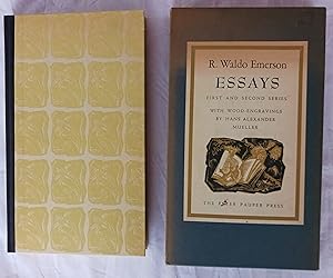 Imagen del vendedor de Essays: First and Second Series, with Wood-Engravings by Hans Alexander Mueller a la venta por Gargoyle Books, IOBA