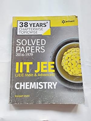 Bild des Verkufers fr 38 Years' Chapterwise Topicwise Solved Papers (2015-1979) IIT JEE Chemistry zum Verkauf von WeBuyBooks