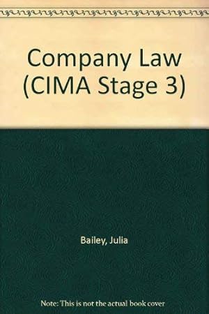 Seller image for Company Law (CIMA S. Stage 3) for sale by WeBuyBooks