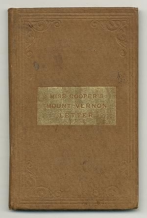 Bild des Verkufers fr Mount Vernon: A Letter to the Children of America zum Verkauf von Between the Covers-Rare Books, Inc. ABAA