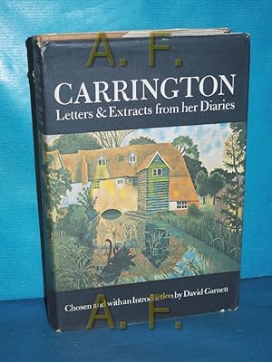 Bild des Verkufers fr Carrington : Letters and Extracts from Her Diaries. (Dora Carrington) zum Verkauf von Antiquarische Fundgrube e.U.