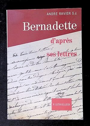 Seller image for Bernadette d'aprs ses lettres for sale by LibrairieLaLettre2