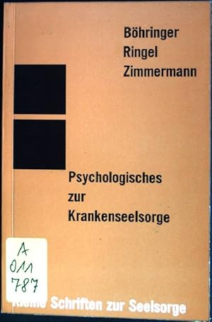 Imagen del vendedor de Psychologisches zur Krankenseelsorge. (Nr 3) a la venta por books4less (Versandantiquariat Petra Gros GmbH & Co. KG)