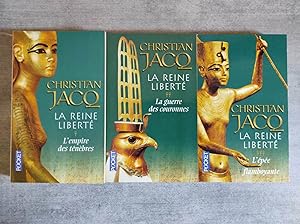 Seller image for La reine libert. 3 tomes. L'empire des tnbres + La guerre des couronnes + L'pe flamboyante. for sale by Librairie Pique-Puces