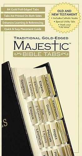 Bild des Verkufers fr Majestic Traditional Gold-Edged Bible Tabs (Novelty) zum Verkauf von AussieBookSeller