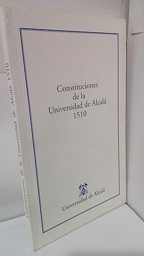 Imagen del vendedor de CONSTITUCIONES DE LA UNIVERSIDAD DE ALCALA 1510 a la venta por LIBRERIA  SANZ