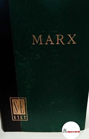 Image du vendeur pour Marx Karl, Il capitale (Libro primo), Utet, 1952. mis en vente par Amarcord libri