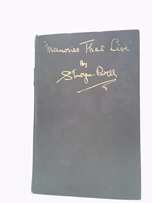 Seller image for Memories That Live for sale by World of Rare Books