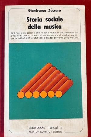 Bild des Verkufers fr Storia Sociale della Musica. zum Verkauf von Plurabelle Books Ltd