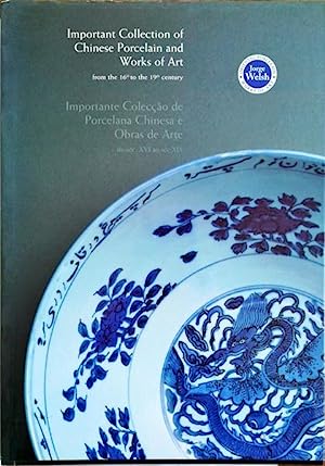 Seller image for Important collection of Chinese porcelain and works of art from the 16th to the 19th century = Importante coleco de porcelana Chinesa e obras de arte do sc. XVI ao sc. XIX for sale by Joseph Burridge Books